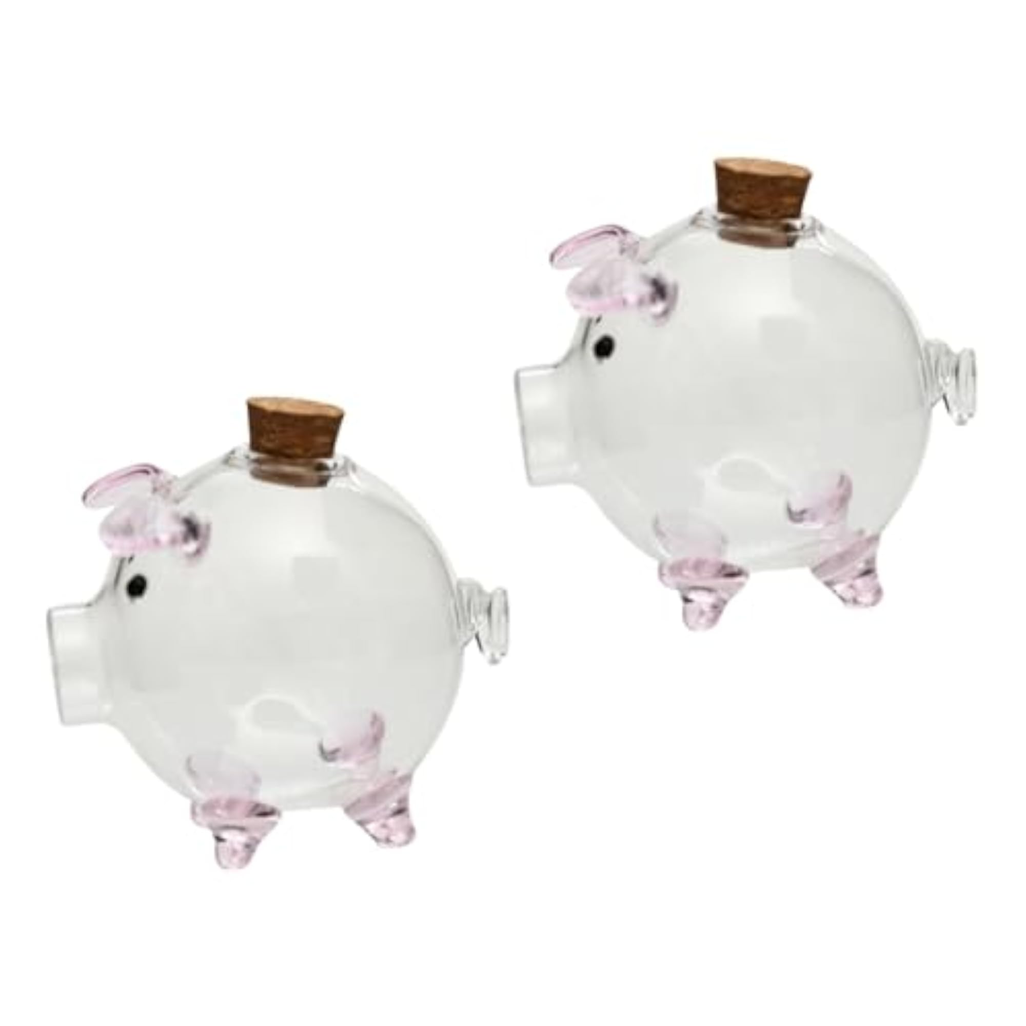 Delicate Glass Pig Figurine for Kids
